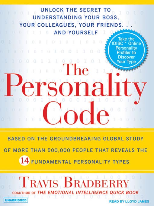 Title details for The Personality Code by Travis Bradberry - Wait list